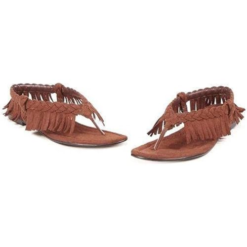  할로윈 용품Ellie Shoes Womens Gladiator Flat Sandal with Fringe
