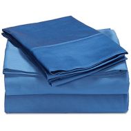 Ellison Fiesta Solid Color Sheet Set, Lapis Blue, Full