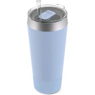 Ello Beacon Vacuum Insulated Stainless Steel Tumbler with Slider Lid and Optional Straw