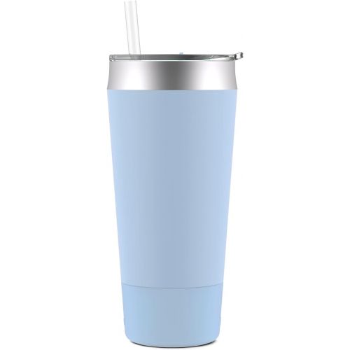  Ello Beacon Vacuum Insulated Stainless Steel Tumbler with Slider Lid and Optional Straw