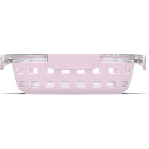  Ello Duraglass Baking Dish, 8x8-2Qt, Pink Cashmere