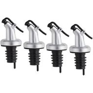 Ellora Farms | Venus Olive Oil Sprayer, Liquor Dispenser Wine Pourers Flip Top Beer Bottle Cap Stopper, bpa-free, Fits bottle 16 oz bottles or mouths 14 mm-18 mm, Pack of 4