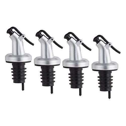  Ellora Farms | Venus Olive Oil Sprayer, Liquor Dispenser Wine Pourers Flip Top Beer Bottle Cap Stopper, bpa-free, Fits bottle 16 oz bottles or mouths 14 mm-18 mm, Pack of 4