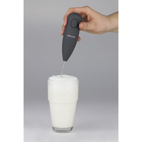  Ellrona Eco Milk Frother with Stainless Steel Nib, Quickly Milk & Milk Shakes, approx. 12.000Revolutions Per Minute