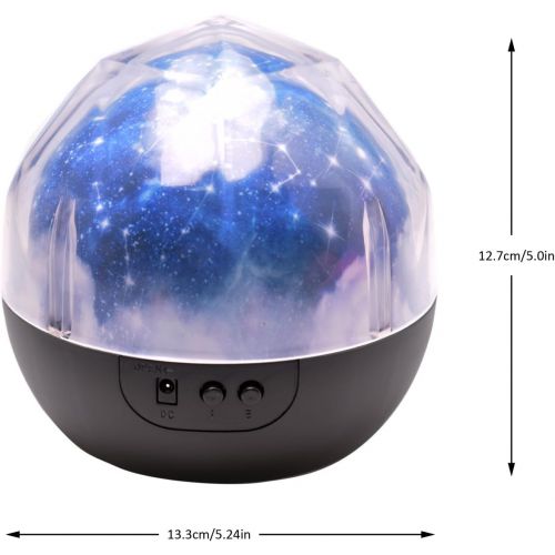  [아마존베스트]Elmchee Star Night Light for Kids, Universe Night Light Projection Lamp, Romantic Star Sea Birthday New Projector lamp for Bedroom - 3 Sets of Film