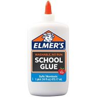 [아마존베스트]Elmers Liquid School Glue, White, Washable, 16 Ounces - Great for Making Slime