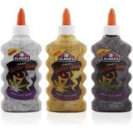 [아마존베스트]Elmers Liquid Glitter Glue, Washable, Assorted Colors, 6 Ounces, 3 Count - Great for Making Slime - 2046215