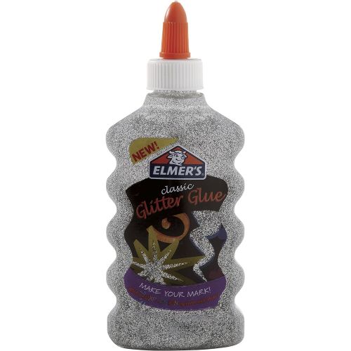  [아마존베스트]Elmers Liquid Glitter Glue, Washable, Assorted Colors, 6 Ounces, 3 Count - Great for Making Slime - 2046215