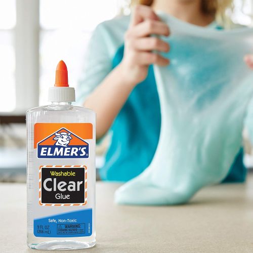  [아마존베스트]Elmers Liquid School Glue, Clear, Washable, 5 Ounces, 24 Count - Great for Making Slime