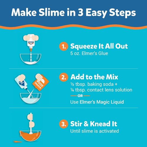  [아마존베스트]Elmers Liquid School Glue, Washable, 1 Gallon, 2 Count - Great for Making Slime