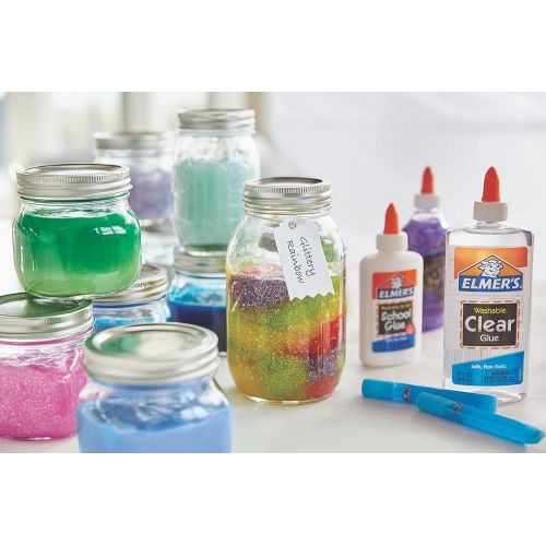  [아마존베스트]Elmers Liquid School Glue, Washable, 1 Gallon, 2 Count - Great for Making Slime