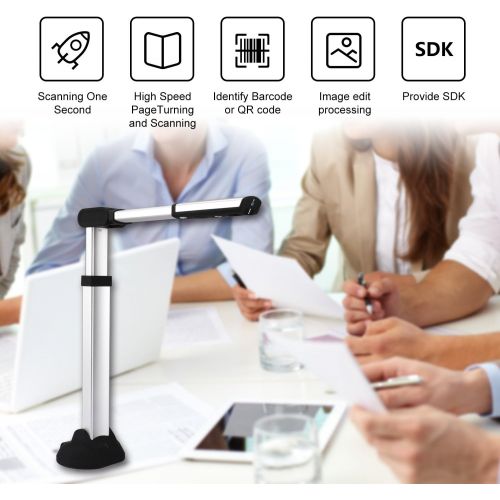  [아마존베스트]Eloam eloam Document Camera with HD CMOS Sensor and OCR Function Time Shooting for Office, Classrooms, Labs, Meeting Room Shooting for Office, Classrooms, Labs, Meeting Room