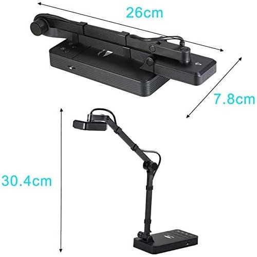  [아마존베스트]eloam YL1050 Portable Document Camera HDMI,VGA Port,OCR Visual Presenter for Office,School,Meeting,Training, Labs Presentation