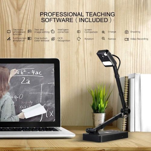  [아마존베스트]eloam YL1050 Portable Document Camera HDMI,VGA Port,OCR Visual Presenter for Office,School,Meeting,Training, Labs Presentation