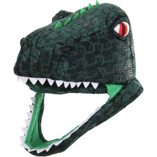  elope T-Rex Dinosaur Costume Jawesome Hat Green