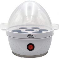 Elta Germany Elta Eierkocher EK-114.1 (360 Watt, fuer bis zu 7 Eier, inklusive Eierstecher und Messbecher, integriertes Edelstahl Heizelement, weiss)