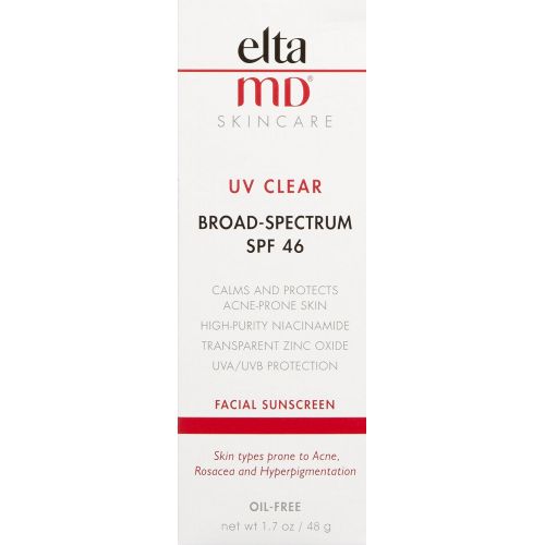  EltaMD UV Clear Facial Sunscreen Broad-Spectrum SPF 46, 1. 7 oz