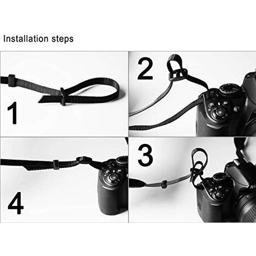  Elvam Adjustable Camera Belt Strap Compatible for DSLR/SLR/DC/Instant Camera