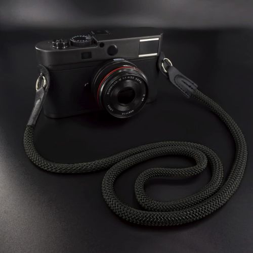  Elvam Paracord Camera Neck Shoulder Strap Belt Compatible with DSLR Camera, SLR Camera, Instant Camera and Digital Camera - Black