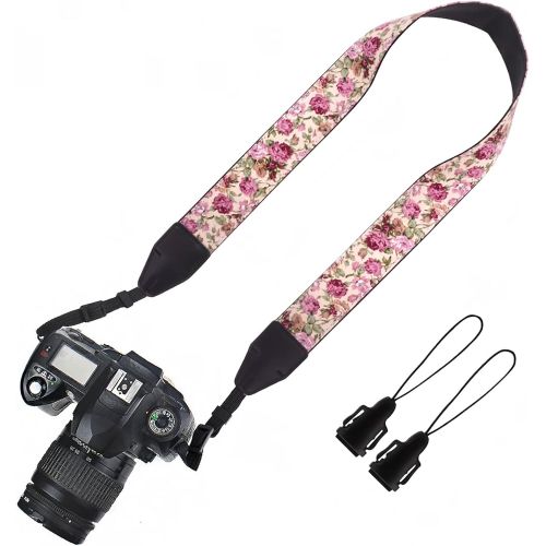  Elvam Camera Strap Belt Compatible w/ DSLR/SLR/Instant Camera/DC/Phone Case