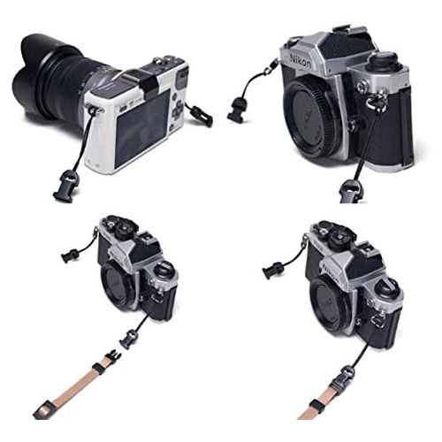  Elvam Universal Men and Women Scarf Camera Strap Belt Compatible with DSLR, SLR, Instant,Digital Camera - (Purple Flower)