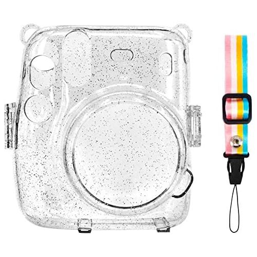  Elvam Camera Protective Case Bag Compatible with Fujifilm Mini 11 Instant Camera with Detachable Adjustable Strap - (Cryatsl)