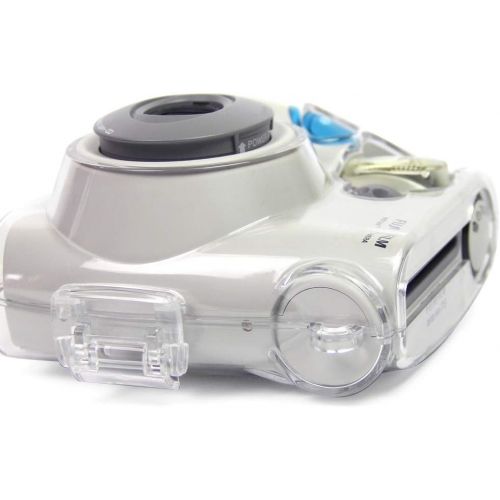  Elvam Camera Case Bag Compatible with Fujifilm Mini 7s / 7c Instant Camera with Detachable Adjustable Strap, Clear