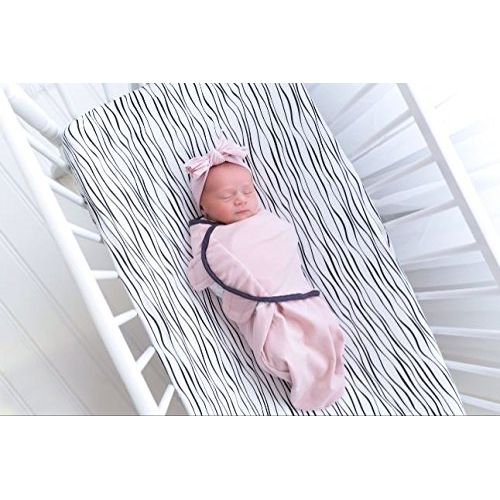  Adjustable Swaddle Blanket Infant Baby Wrap Set 3 Pack 0-3 Months by Elys & Co. (Blush Pink, 0-3 Months)