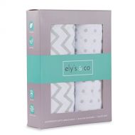 [아마존베스트]Ely Changing Pad Cover Set , Cradle Sheet 2 Pack 100% Jersey Cotton Unisex Sheets for Baby Girl and Baby...