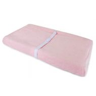 [아마존베스트]Elys & Co New Waterproof Plush Change Pad Cover 100% Cotton Velvet | no Need for Changing Pad Liner (Pink)