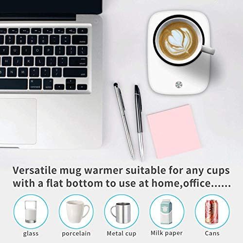  [아마존베스트]Elyss Coffee Mug Warmer with Auto Shut on/off,Cup Warmer for Office Home Use Desktop Coffee Warmer for Desk,Electric Mug Warmer Cup Beverage Warmer Plate For Tea,Water,Cocoa,Soup,etc.