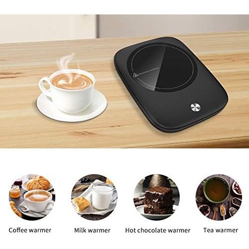  [아마존베스트]Elyss Cup Warmer with 3 Settings,Coffee Mug Warmer for Desk Auto Shut Off Cup Warmer Water Tea Milk Desktop Heating Plate Electric Beverage Warmer Plate