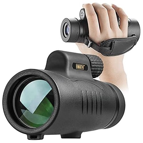  [아마존베스트]Emarth Monocular Telescopes, 8 x 42 High Definition Waterproof Monocular Telescope Shockproof with Hand Strap for Bird Watching for Hiking, Sightseeing, Concert Ball Game, Camping, Huntin