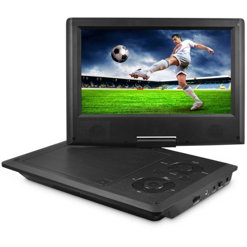  Ematic 9 Portable DVD Player with Matching Headphones and Bag - EPD909bl