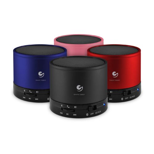  Ematic Portable Bluetooth Speaker and Speakerphone (ESB107BU)