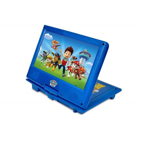  Ematic Nickelodeons Paw Patrol Theme 7-Inch Portable DVD Player with Headphones and Travel Bag, Blue