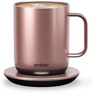 Ember Temperature Control Smart Mug 2, 10 oz, Rose Gold, 1.5-hr Battery Life - App Controlled Heated Coffee Mug