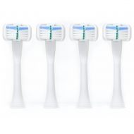 Embrace 3-Sided Sonic Toothbrush Head 4 Pack - Fits Philips Sonicare