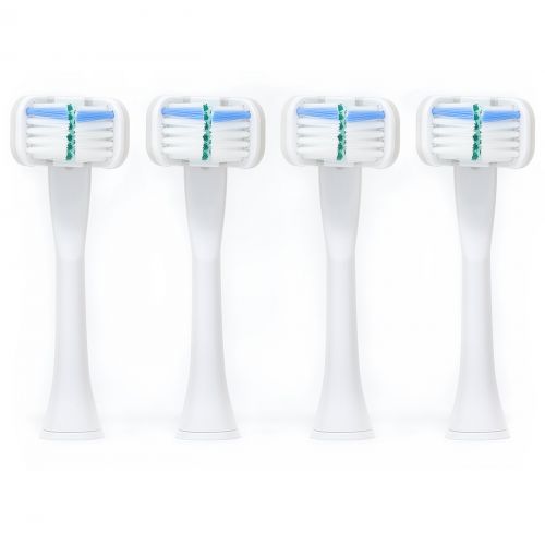  Embrace 3-Sided Sonic Toothbrush Head 4 Pack - Fits Philips Sonicare