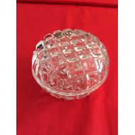 /EmbroideryCraftShop Vintage Heritage LEAD CRYSTAL Round trinket box