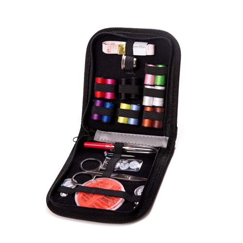  Embroidex Sewing Kit for Home, Travel & Emergencies - Filled with Quality Notions Scissor & Thread - Great Gift