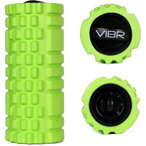  Emerge Vibrating Foam Roller High Density 3 Speed Vibration for Muscle Recovery - Fully Rechargeable Electric Foam Roller - Deep Tissue Massager for Sports Massage Therapy
