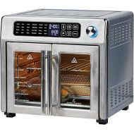 Emeril Lagasse 26 QT Extra Large Air Fryer, Convection Toaster Oven with French Doors, Stainless Steel