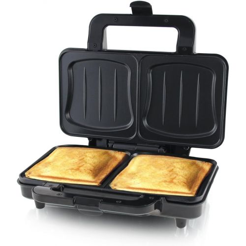  Emerio ST-109562, XXL Sandwichtoaster fuer alle Toastgroessen geeignet, Edelstahl, grosse Muschelform, kein Auslaufen, PREIS-/LEISTUNGSSIEGER Haus & Garten Test 03/2019