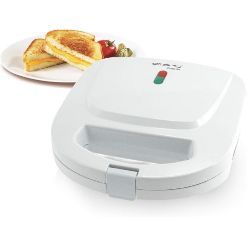  Emerio Sandwichtoaster, Sandwichmaker, Antihaftbeschichtung, ST-109724.3, 650 Watt, Weiss