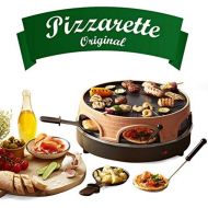 Emerio Pizzaofen, PIZZARETTE das Original, 3 in 1 Pizza-Raclette-Grill, patentiertes Design, fuer Mini-Pizza, echter Familien-Spass fuer 6 Personen, PO-113255.4