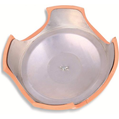  Emerio Pizzaofen, PIZZARETTE das Original, handgemachte Terracotta Tonhaube, patentiertes Design, fuer Mini-Pizza, echter Familien-Spass fuer 4 Personen, PO-115985