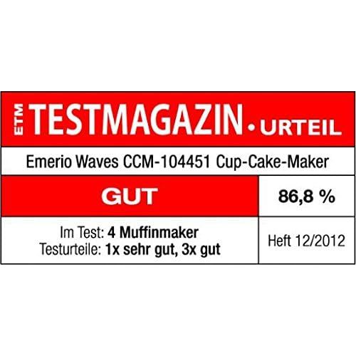  Emerio Cup Cake Maker Backgerat Muffinmaker Backblech fuer sieben Cupcakes CCM-104451