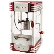 Emerio Popcornmaschine POM-120650, antihaftbeschichteter Behalter auch fuer suesses oder salziges Popcorn geeignet, 360 Watt