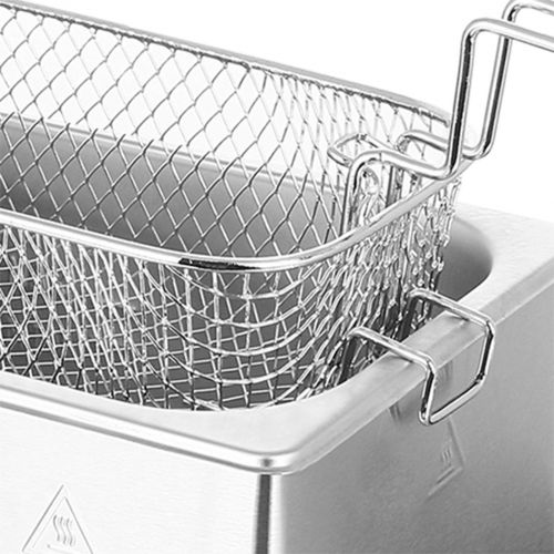  [아마존베스트]Emerio DF-120482 Cold Zone Fryer, 3.0 L, Stainless Steel, BPA-Free, 2000, 3 Litres, Silver